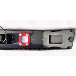 Buy Lightweight back power bumper Creativegarage for Niva 2121-21214 Campfire 2.3 with rear diode headlights