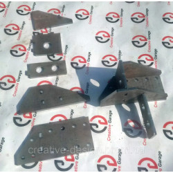 Buy Enhanced Brackets-Budynosi Creativegarage's front shock absorbers for VAZ Niva 2121-21217 Longer 4 mm pair