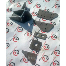 Buy Enhanced Brackets-Budynosi Creativegarage's front shock absorbers for VAZ Niva 2121-21217 Longer 4 mm pair