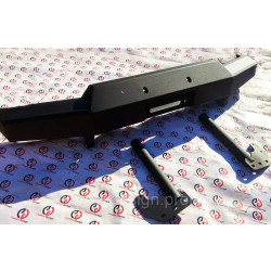 Купить Передний силовой бампер для Нива ВАЗ 2121-21217 под лебедку RIF 1.0