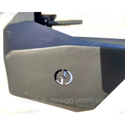 Купить Передний силовой бампер для Нива ВАЗ 2121-21217 под лебедку RIF Hard 1.1