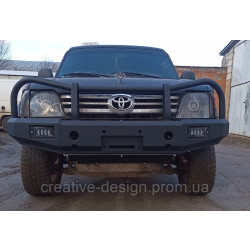 Купить Передний силовой бампер Toyota Land Cruiser 90/95 Prado J9 под лебедку