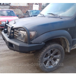 Купить Передний силовой бампер Toyota Land Cruiser 90/95 Prado J9 под лебедку