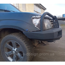 Купить Передний силовой бампер Toyota Land Cruiser 90/95 Prado J9 под лебедку