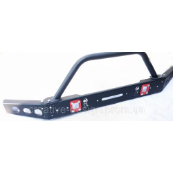 Купити Передній силовий бампер з кенгурятником CreativeGarage для Нива без платформи під лебідку CampFire 1.0D