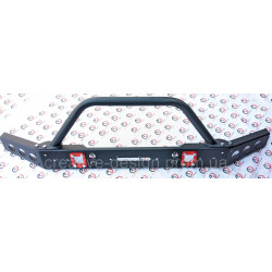 Купити Передній силовий бампер з кенгурятником CreativeGarage для Нива без платформи під лебідку CampFire 1.0D