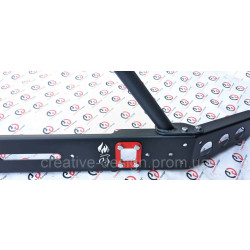 Купити Передній силовий бампер з кенгурятником CreativeGarage для Нива без платформи під лебідку CampFire 1.0D