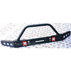 Купити Передній силовий бампер з кенгурятником CreativeGarage для Нива без платформи під лебідку CampFire 1.0D