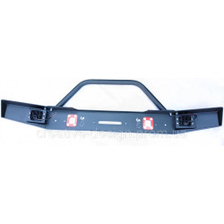 Купити Передній силовий бампер з кенгурятником CreativeGarage для Нива 2121-21217 без платформи під лебідку CampFire 1.1D