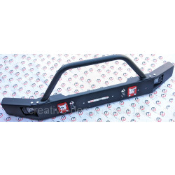 Купити Передній силовий бампер з кенгурятником CreativeGarage для Нива 2121-21217 без платформи під лебідку CampFire 1.1D