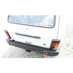 Купити Бампер полегшений задній силовий CreativeGarage для Нива CampFire 2.5 під фаркоп