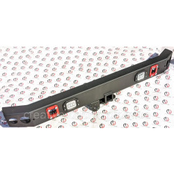 Купить Бампер задний силовой CreativeGarage с фонарями для Нива CampFire 2.7 под фаркоп