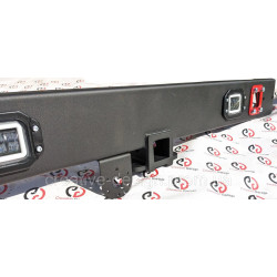 Купить Бампер задний силовой CreativeGarage с фонарями для Нива CampFire 2.7 под фаркоп