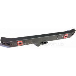 Купить Бампер задний силовой CreativeGarage без фонарей для Нива CampFire 2.8 под фаркоп