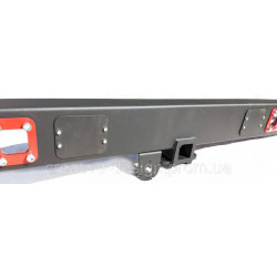 Купить Бампер задний силовой CreativeGarage без фонарей для Нива CampFire 2.8 под фаркоп