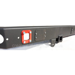 Купить Бампер задний силовой CreativeGarage без фонарей для Нива CampFire 2.8 под фаркоп