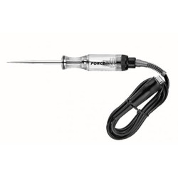 Купити Тестер электроцепи с проводом длина кабеля 1,2м и крокодилом 6-12-24V (FORCE 88432A)
