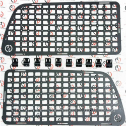 Купить Панель решетка Molle на задние боковые окна CreativeGarage для ВАЗ Нива 2121-21214