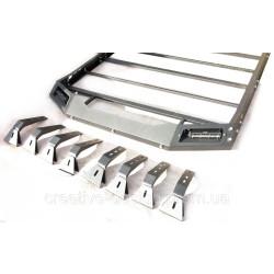 Купить Багажник экспедиционный разборный Stealth 1.1 CreativeGarage с 8 усиленными кронштейнами для ВАЗ Нива 2131