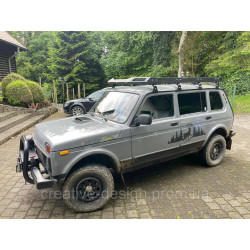 Купить Багажник экспедиционный разборный Stealth 1.1 CreativeGarage с 8 усиленными кронштейнами для ВАЗ Нива 2131