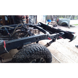 Купить Усилители-накладки рамы CreativeGarage для Nissan Navara II D40 2004-2021 4 мм