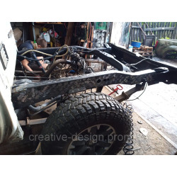 Купить Усилители-накладки рамы CreativeGarage для Nissan Navara II D40 2004-2021 4 мм