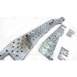 Купить Усилители-накладки рамы CreativeGarage для Nissan Navara II D40 2004-2021 4 мм