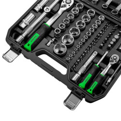 Купить Профессиональный набор инструментов в кейсе Winso Pro 1/2", 1/4" 72 T, CR-V, 82 ед.