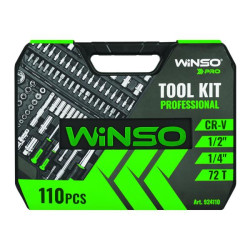 Buy Professional set of tools in the Winso Pro 1/2 Case, 1/4 "72T, CR-V, 110OD.