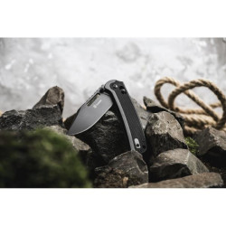 Купити Нiж складаний Ganzo G768PT-BK чорний клинок