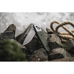 Купити Ніж складаний Ganzo G721B-GR зелений, чорний клинок