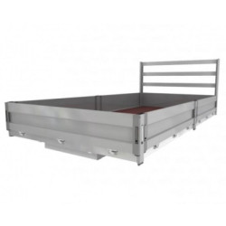 Купить Бортова платформа з захисною стінкою Алюміній Польща (plat-2)