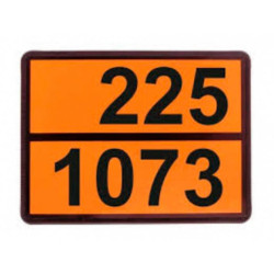 Купить Інформаційна табличка ADR "Рідкий кисень 225-1073" Bicma Bicma Цинк Італія (2602991111)