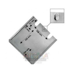 Купити Карман для інформаційної таблиці 300х300мм, з фіксатором Bicma Цинк Італія (2602991278)