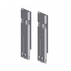 Купить Стійка борту причепа передня 400 мм Порошкова фарба H=400 Італія (1703350001)