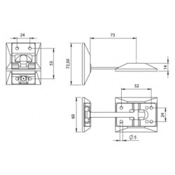 Купить Фіксатор дверей фургона Цинк Польща (1501300040)