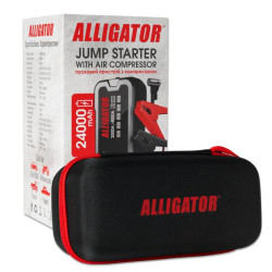 Buy The Alligator Jump Starter 2000a/4000a 24000mah's top -up device with 10Bar compressor