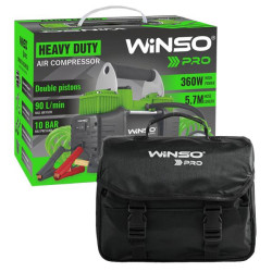 Buy Compressor Automobile Winso Pro Heavy Duty 12v, 10 atm, 90 l/min with battery of 136000