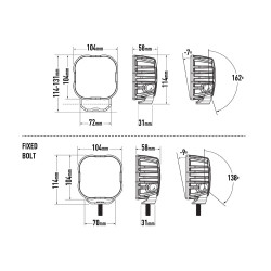 Купити Прожектор світлодіодний Lazer Utility-50 00U50