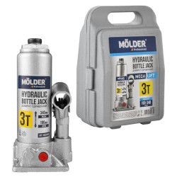 Купити Домкрат гідравлічний пляшковий Molder 3т 180-340мм у кейсі