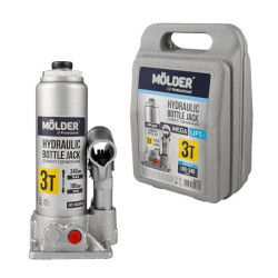 Купити Домкрат гідравлічний пляшковий Molder 3т 180-340мм у кейсі
