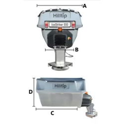 Купить Разбрасыватель HillTip IceStriker Spreader 550