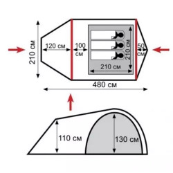 Купить Палатка Tramp Cave