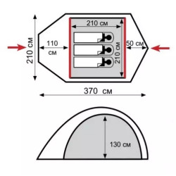 Купить Палатка Tramp Mountain 3