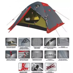 Купить Палатка Tramp Mountain 3