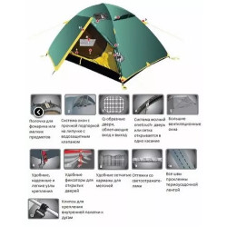 Купить Палатка Tramp Space 3