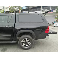 Купить Кунг на Toyota Hilux от 2015 черный с боковыми стеклами - Aeroklas