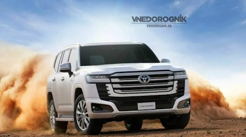 The updated Toyota Land Cruiser 300 will become a hybrid