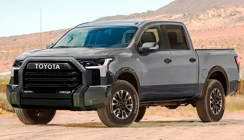 New Toyota Tundra without masking
