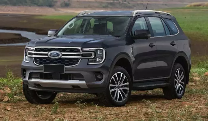 Вот как будет выглядеть Ford Everest 2022 года